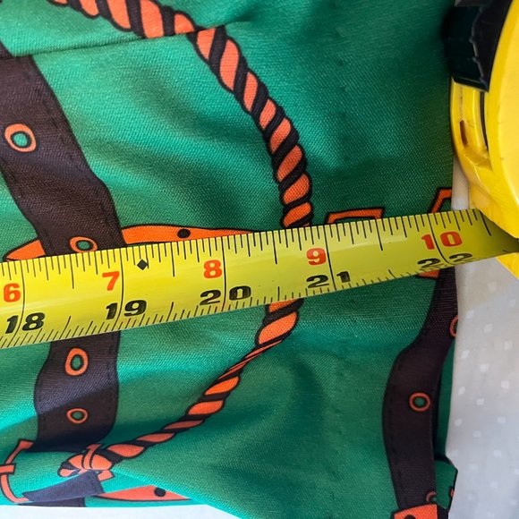 Vintage chain baroque versace print blouse size 8 women's - Picture 7 of 7